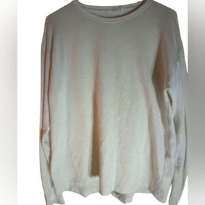 Rag & Bone Womens Cotton T Shirt Baggy Slit In Back Size XS Minimalist Beachy